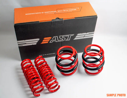 AST Lowering Springs For VOLVO V90 V90 Cross Country (4WD) 2.0 / 2.0D / 2.0 Mild Hybrid 10/2016-, Front 25 , Rear 0-25